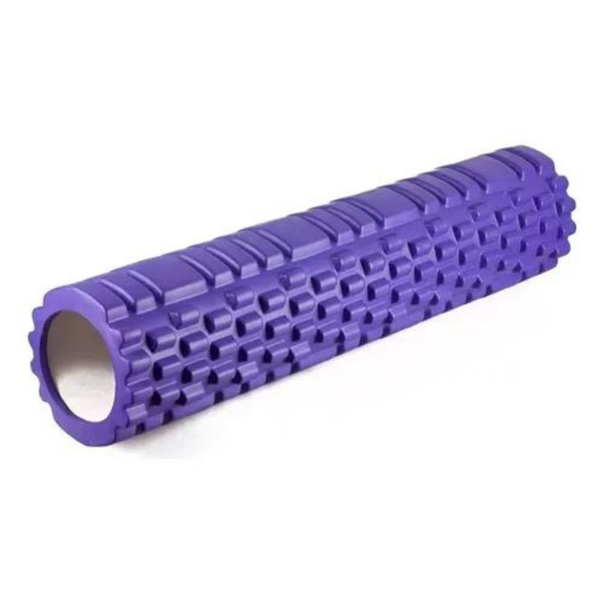 Rolo Pilates 45 Cm Rodillo Masajeador Yoga Gimnasia Entrenamiento Funcional Foam Roller Imback Color Violeta 
