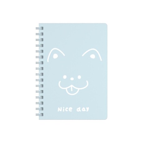 Cuaderno animales A5 celeste