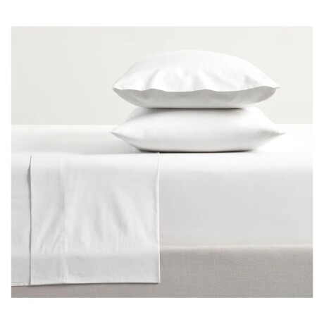 Juego Sábanas Queen Size Home Class Lisas 180 hilos 100% Algodón - Blanco Juego Sábanas Queen Size Home Class Lisas 180 hilos 100% Algodón - Blanco