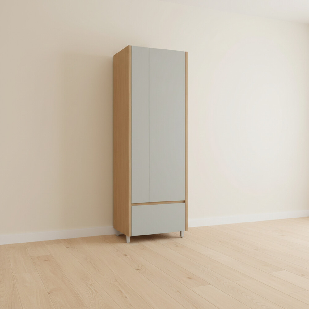 ARMARIO LAVANDERIA 70 CM MDF GRIS BERNA