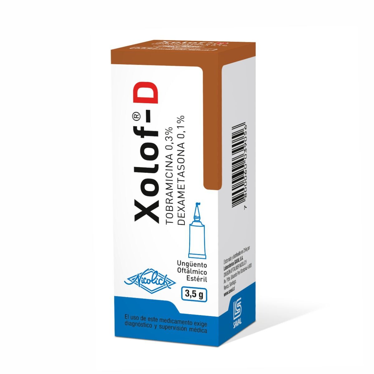 XOLOF D UNG.OFT.X 3,5 GRS. CJ 