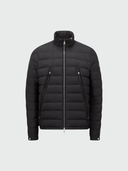 Moncler - Chaqueta corta con capucha Alfit Negro