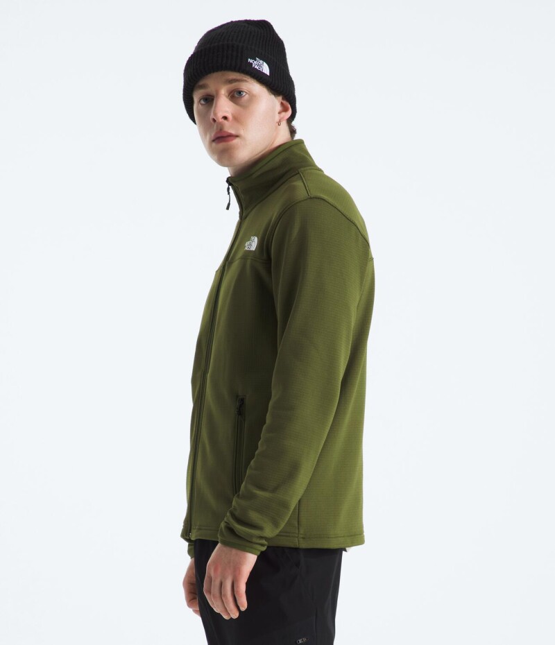 Campera Polar Cedar Trail Grid hombre Woodland Green