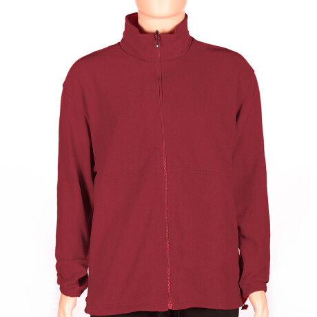 Campera Polar Unisex Bordó