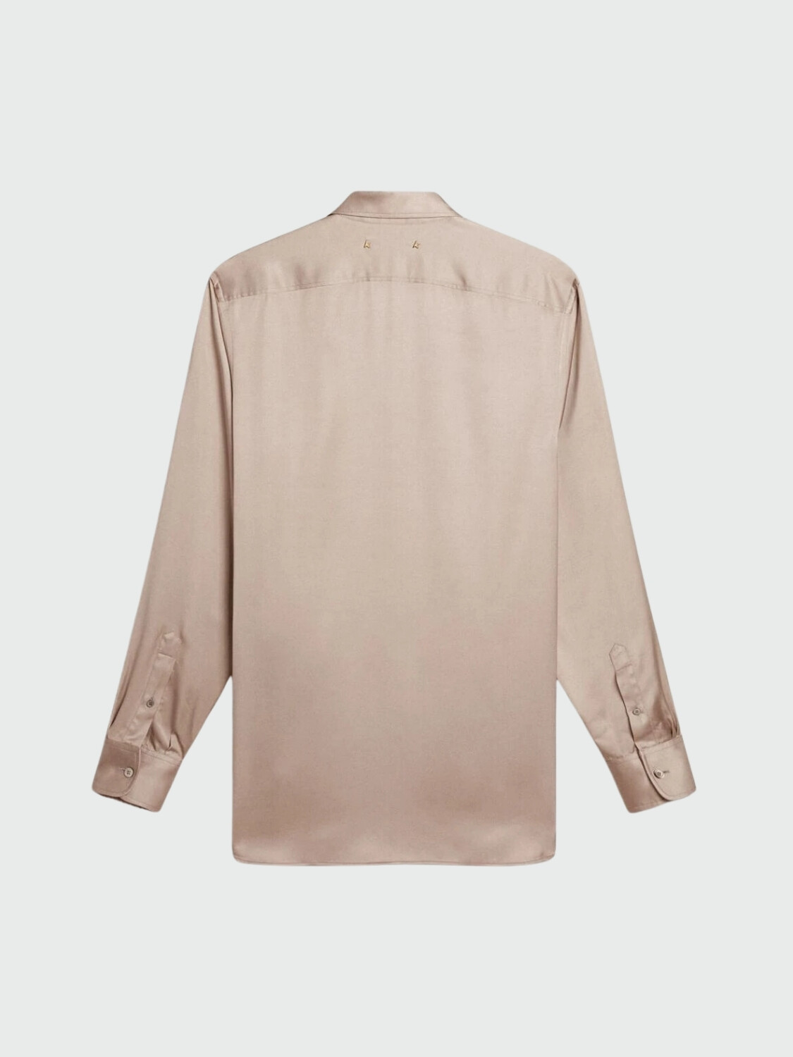 Golden Goose-Camisa clásica de viscosa fluida, Golden Goose Beige
