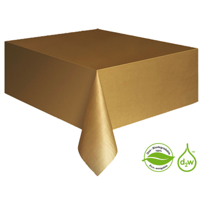 Mantel Biodegradable Rectangular Dorado