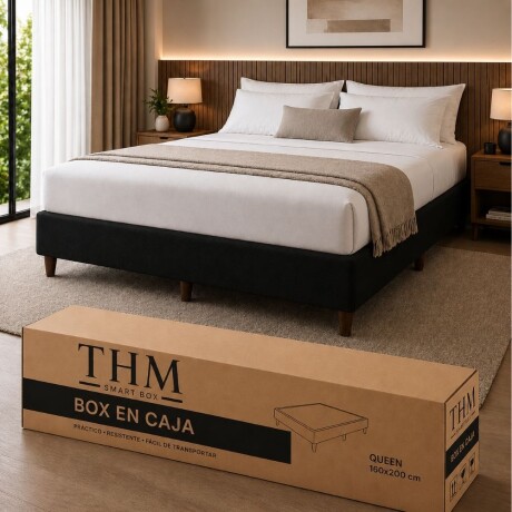 Sommier 2 Plazas Platinum Negro
