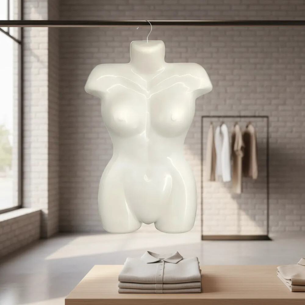 Percha Medio Cuerpo Dama Maniquí Para Exibición Percha Medio Cuerpo Dama Maniquí Para Exibición