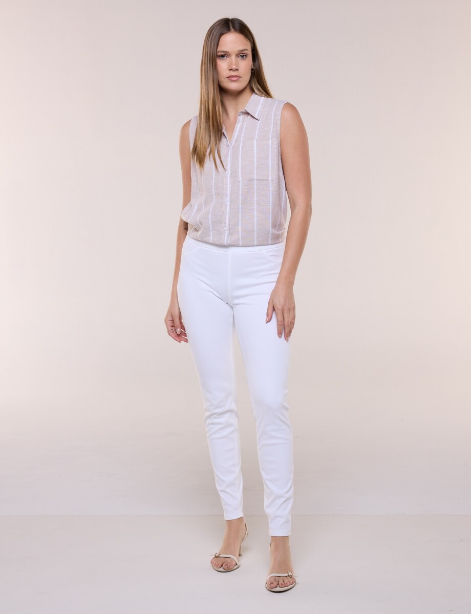 Jegging Slim - Blanco 