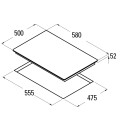 ANAFE A GAS GI 6004 X (4 QUEMADORES) Anafe A Gas Gi 6004 X (4 Quemadores)