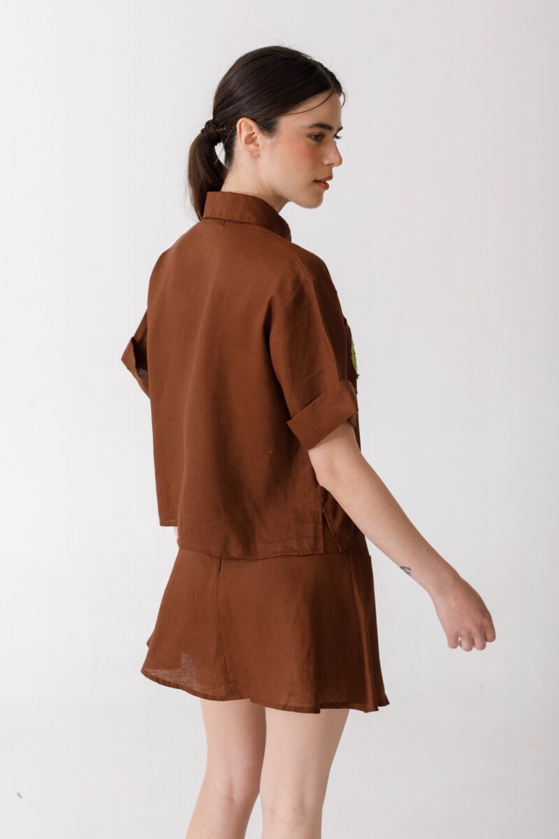 PRE VENTA BLUSA LUZ Chocolate