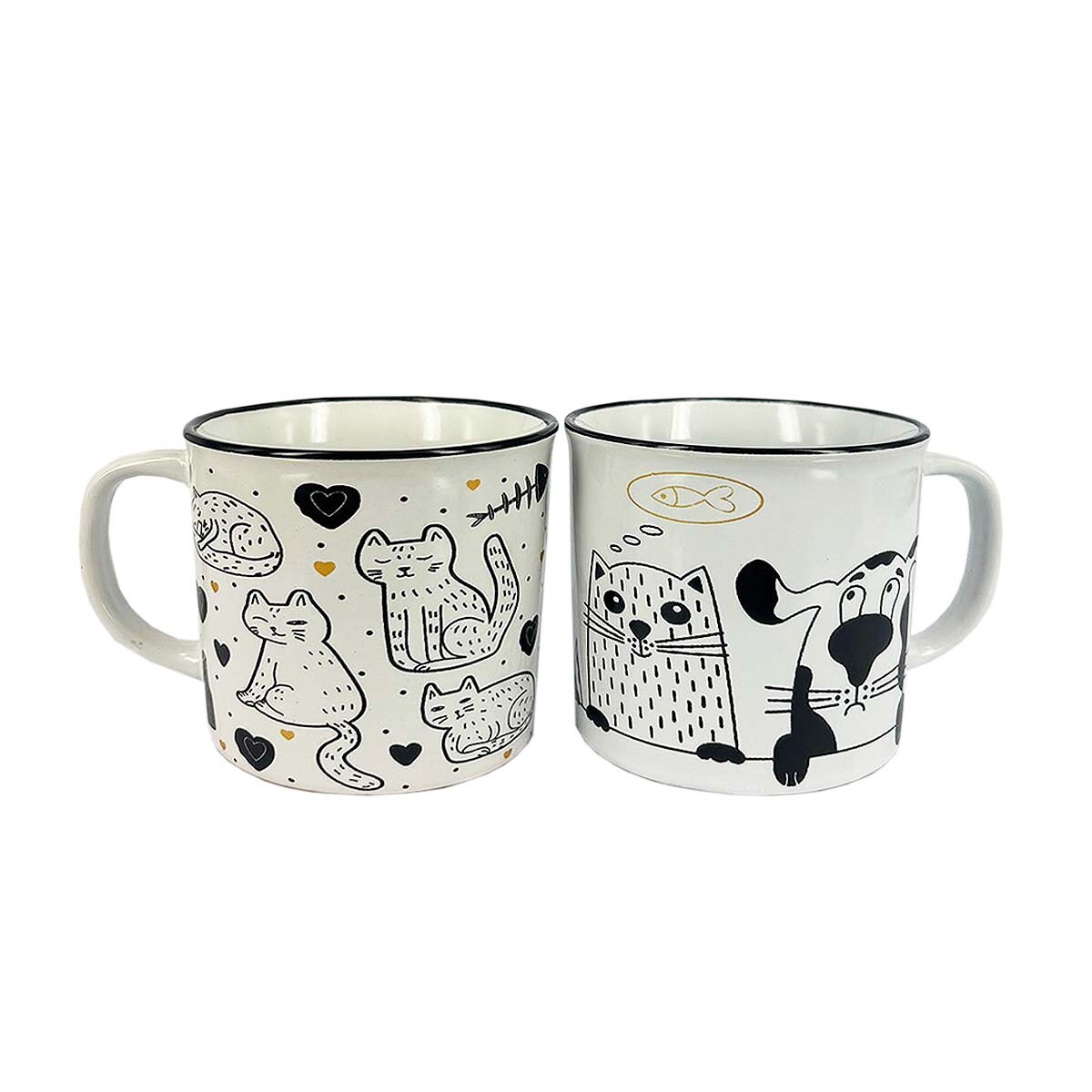 Taza animales 330 ml 