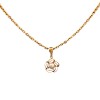 Dije Flor-Oro bajo-Con Perla-CP8555 conperla