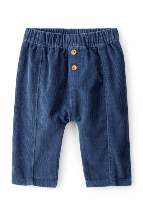 Pantalón de pana, azul Sin color