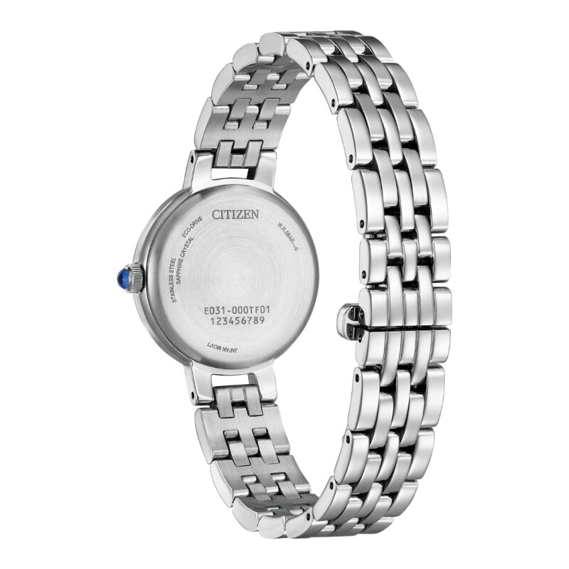 Reloj Citizen Eco-Drive EM0990-81E para dama con correa de acero Negro
