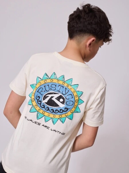 T-SHIRT RUSTY EGAPE TEEN CRUDO