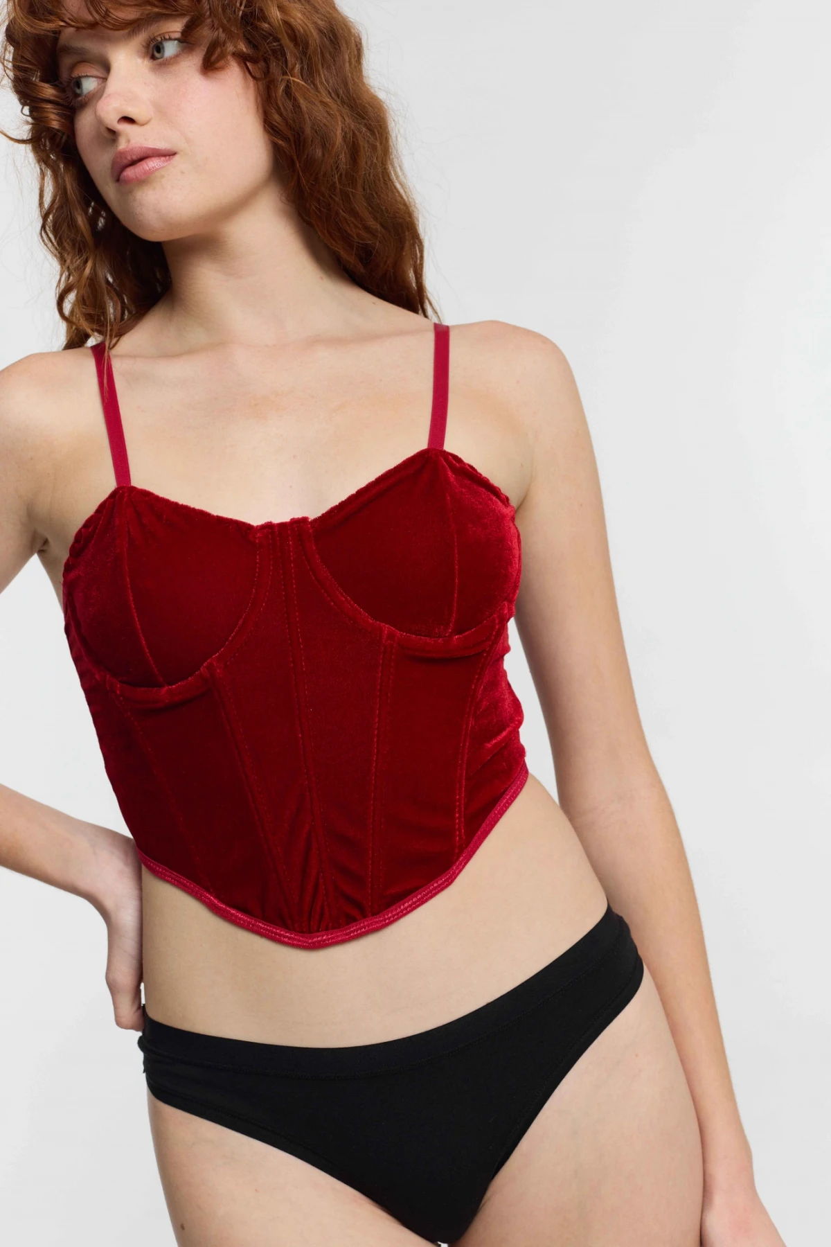 Corset Sami Borgoña