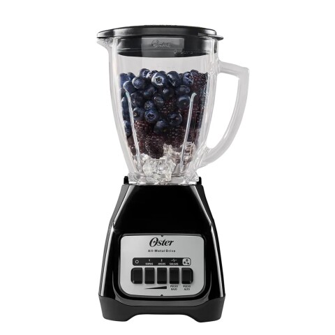 Licuadora Oster 1.5 litros Jarra de Vidrio Negro