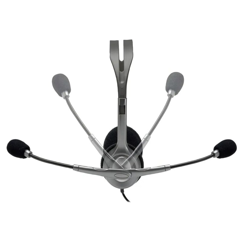 Auriculares Logitech H111 con Mic y Conector 3.5mm Gris Auriculares Logitech H111 con Mic y Conector 3.5mm Gris