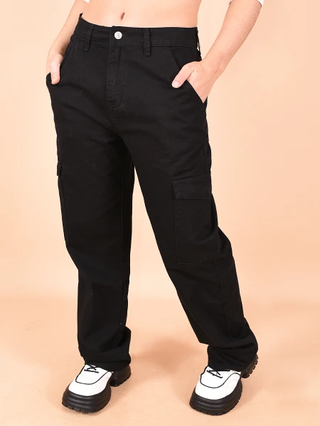 PANTALÓN CARGO JUANA NEGRO