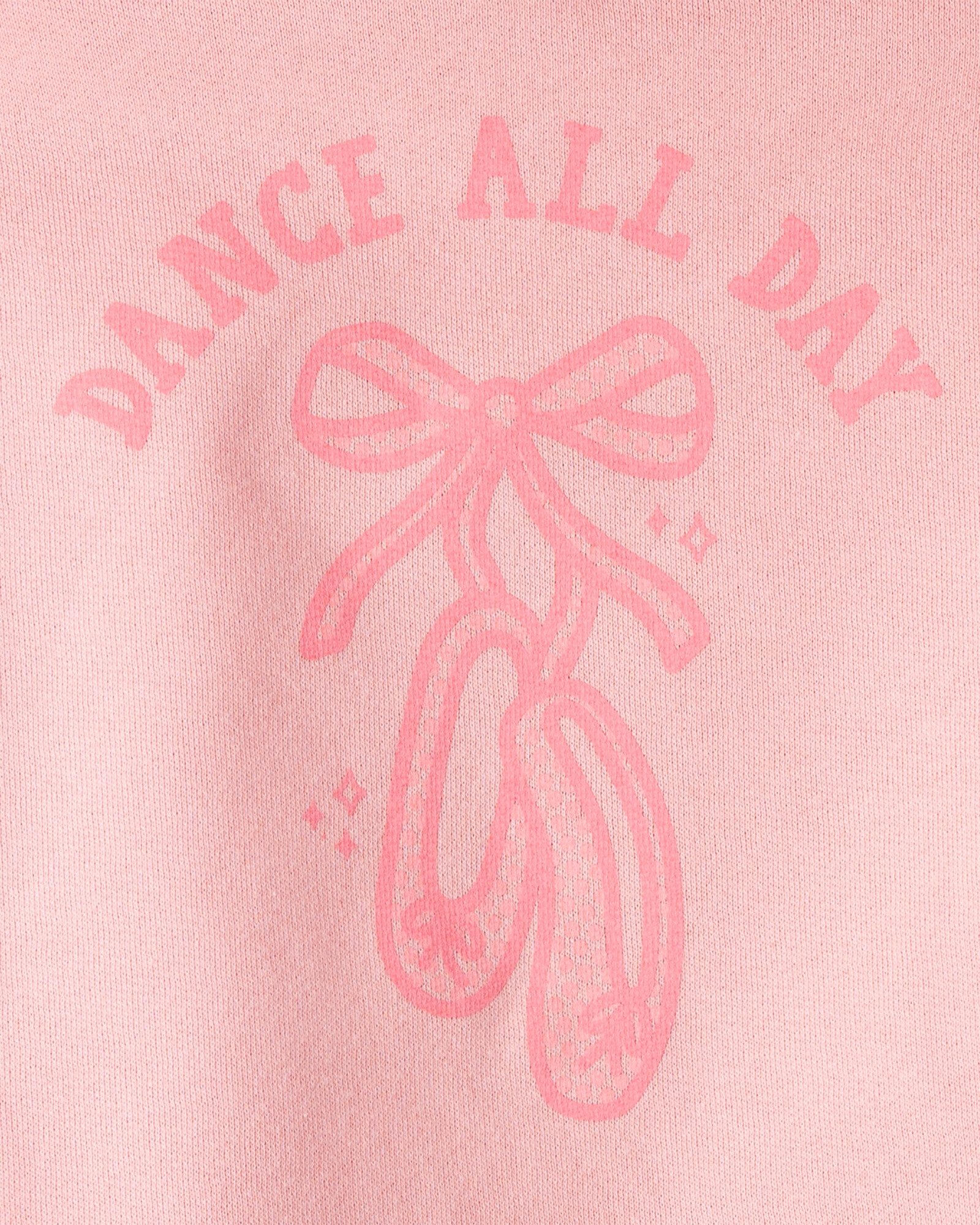 Set dos piezas de algodón, pantalón y canguro, rosado Sin color