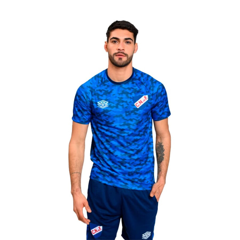 Remera Umbro Pro Training Nacional de Hombre - N56002U0 Azul