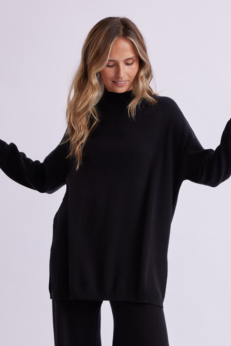 Buzo de punto oversize Negro