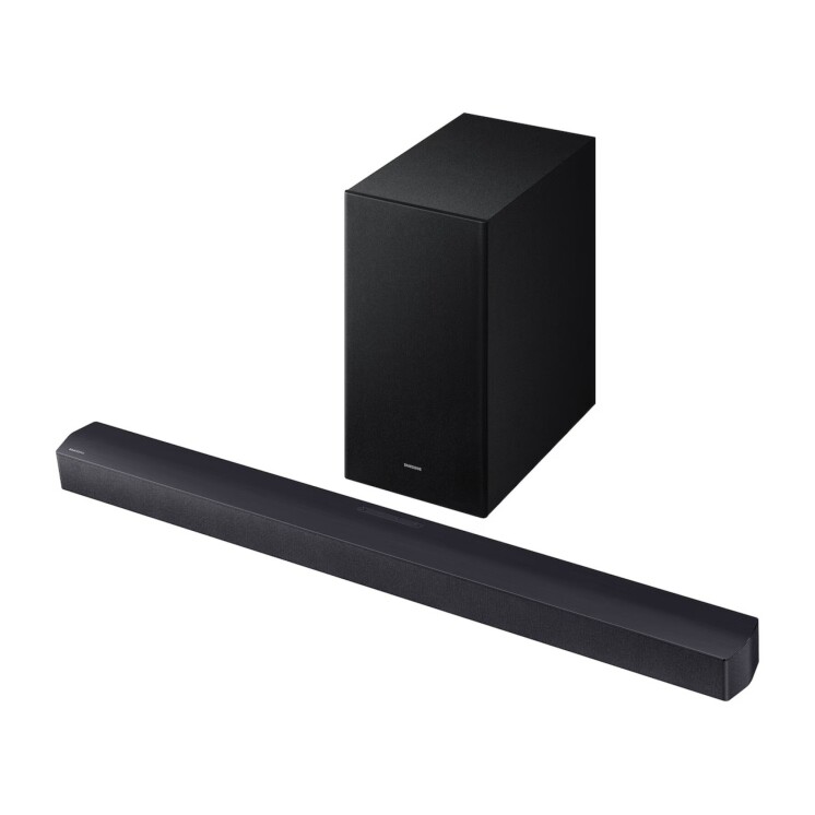 Barra de sonido Samsung HW-B450F 2.1 ch con subwoofer inalámbrico (2025) Barra de sonido Samsung HW-B450F 2.1 ch con subwoofer inalámbrico (2025)