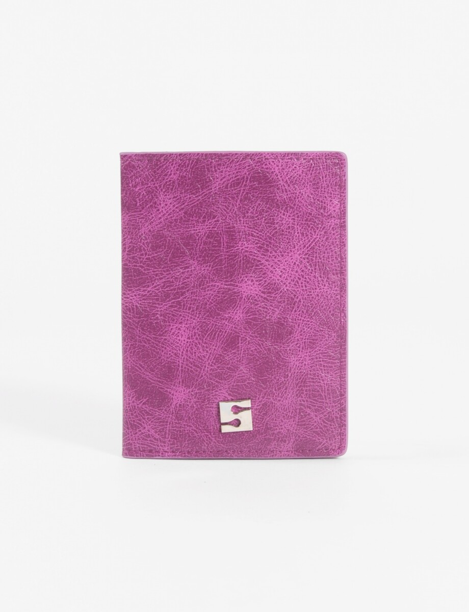 Cubre pasaporte - magenta 