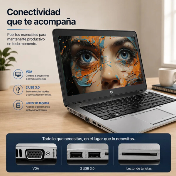 Notebook Elitebook 840 G3 I5 16gb Ram 300gb Ssd 14" NOTEBOOK RFPL HP 840 G3 I5/16/300/14"