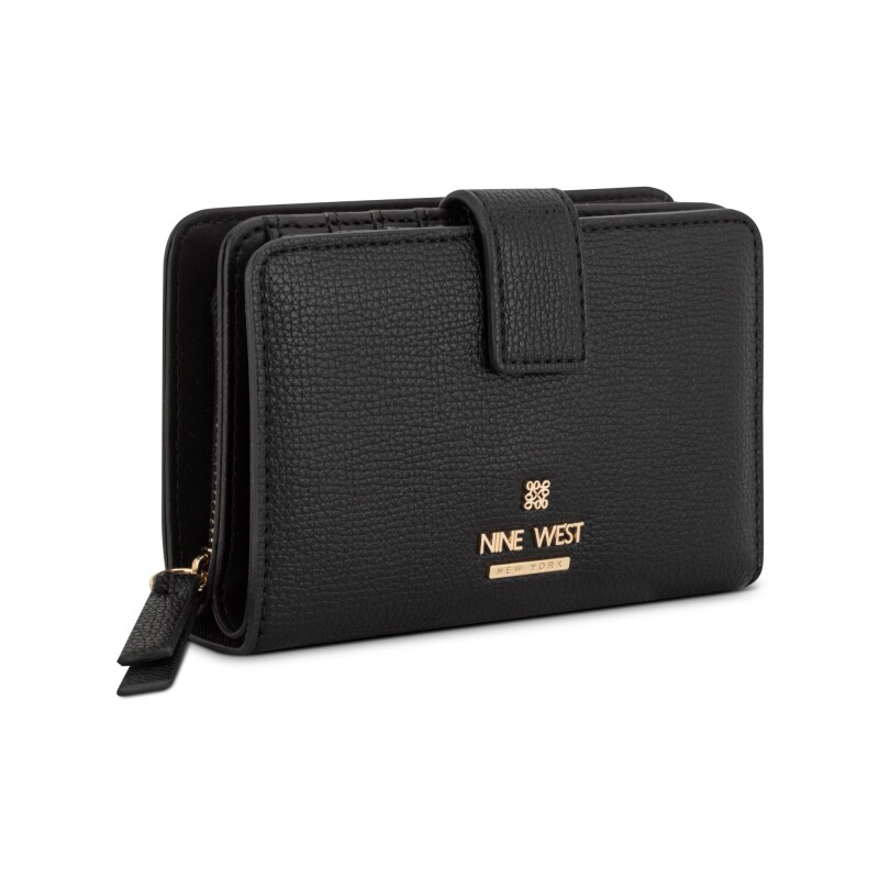 Small Leather Goods Luela French Wallet Black