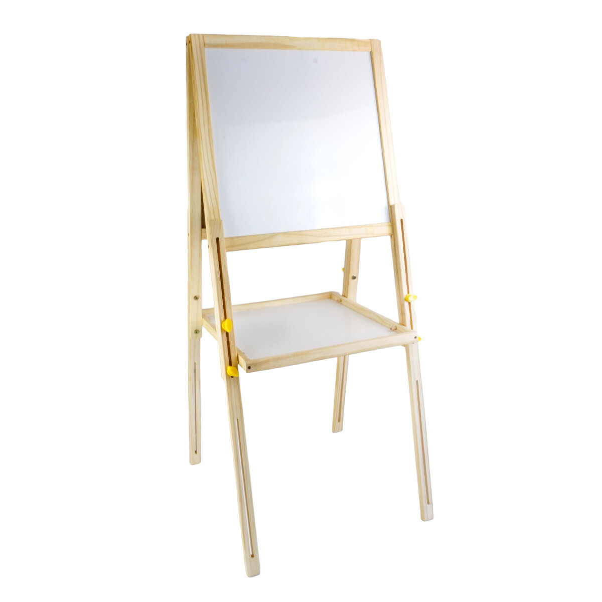 PIZARRA DOBLE C/PIE MADERA 45X45 BANDEJA 38.5X40.5 ALTURA REGULABLE 