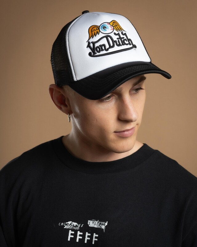 Gorra Von Dutch Trucker Baker Eyeball Unisex - Black Gorra Von Dutch Trucker Baker Eyeball Unisex - Black