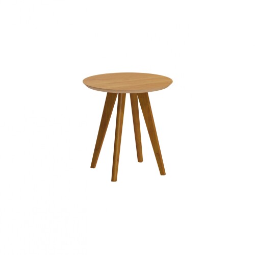 Mesa Lateral Classic - Redonda - Línea Manhattan Natural