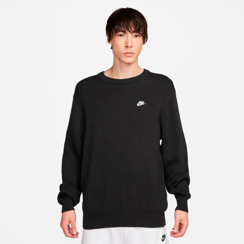 Abrigo Nike Club de Hombre Negro