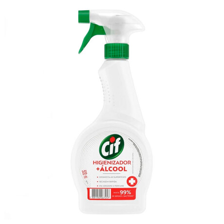 Limpiador Higienizador + Alcohol con gatillo CIF 500ml Limpiador Higienizador + Alcohol con gatillo CIF 500ml