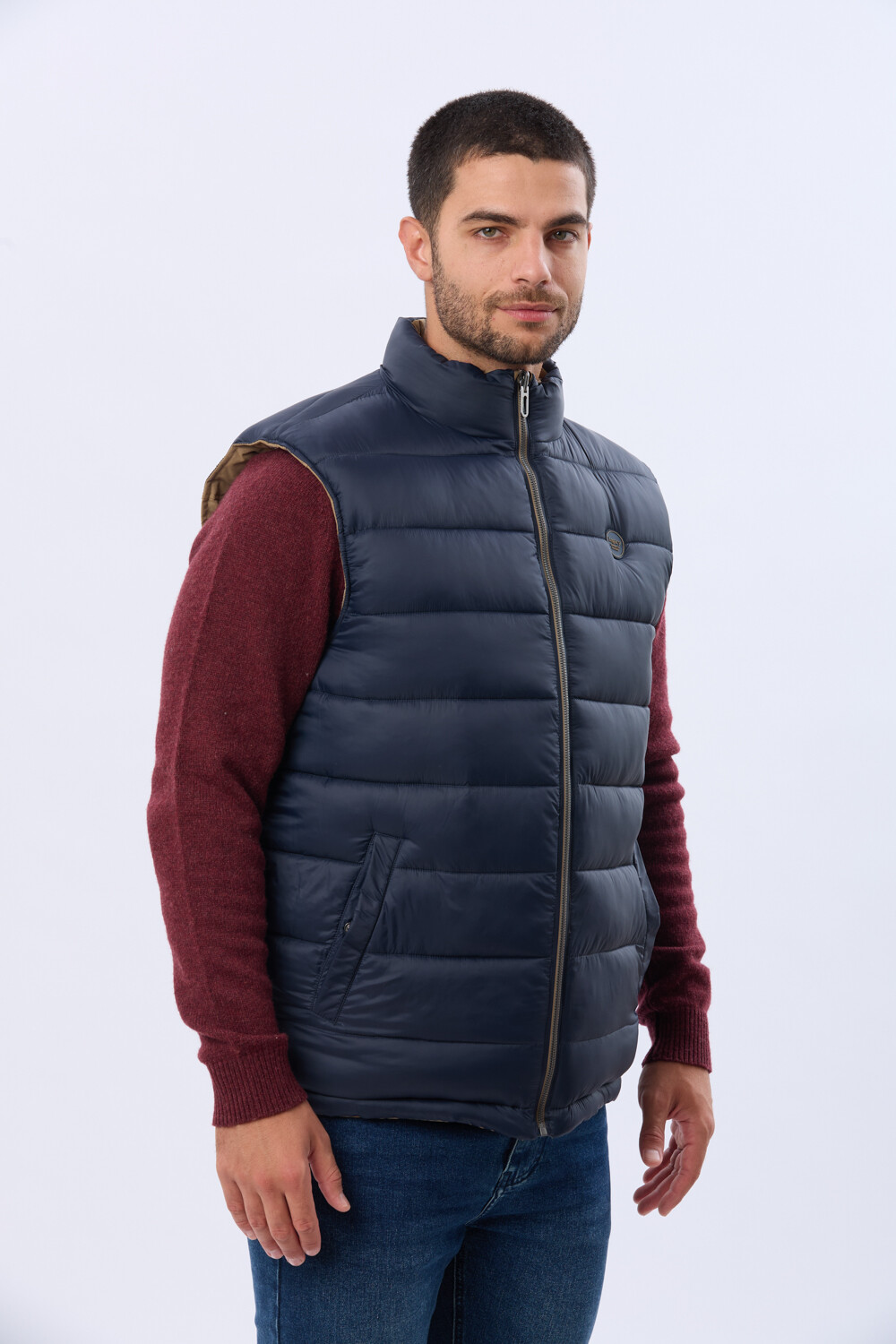 CHALECO REVERSIBLE ACOLCHADO Beige