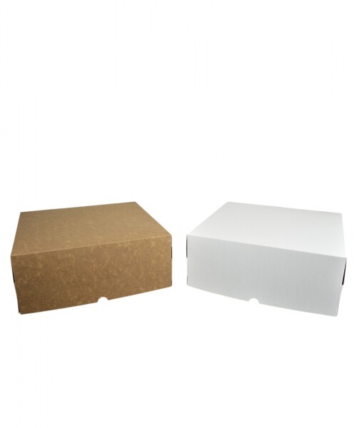 Caja 30x30x12 cm REVERSIBLE BLANCO MADERA