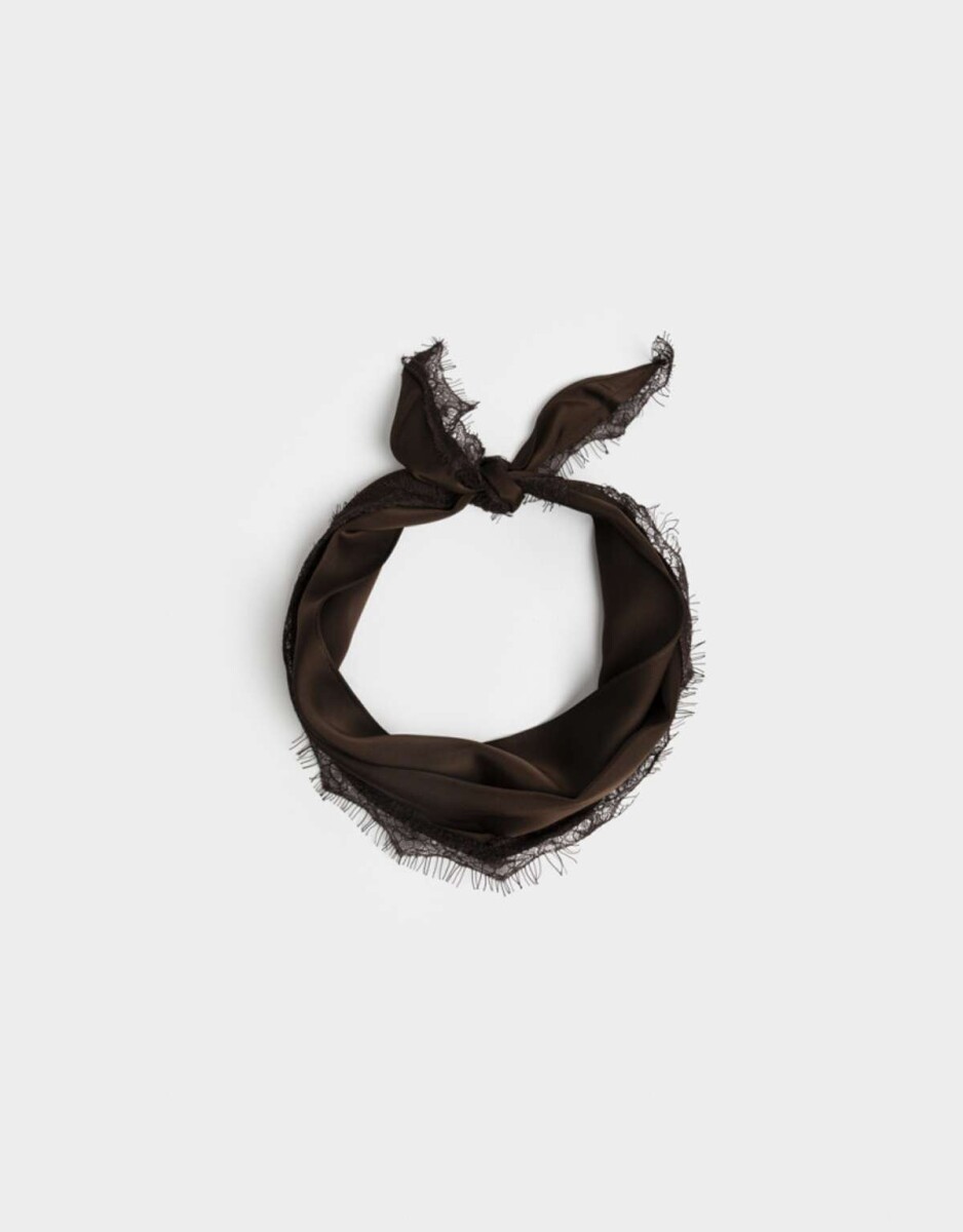 Vinchas Textiles Pañuelo - Marron Chocolate 
