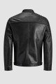 Chaqueta Rocky Efecto Piel Black