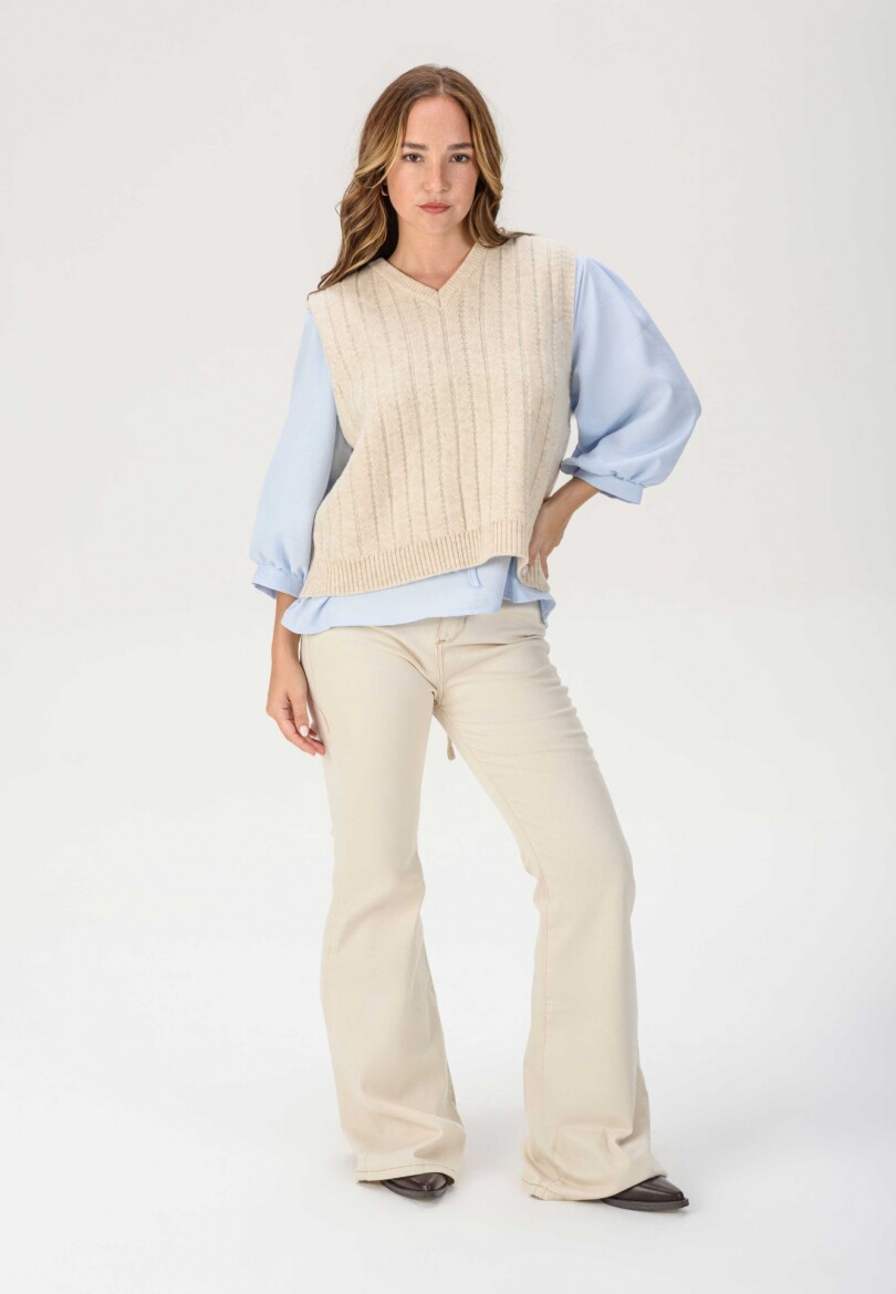 Chaleco Luz Beige