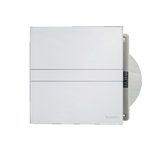 Extractor de Aire James EJ-100 VT - Frente de Vidrio Blanco Extractor de Aire James EJ-100 VT - Frente de Vidrio Blanco