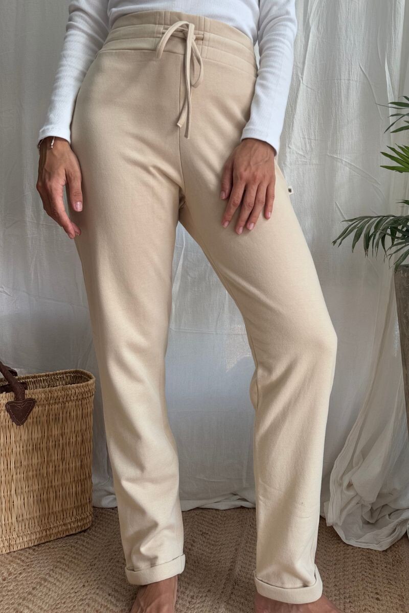 Pantalón chupín winter Crema