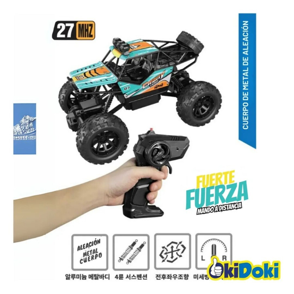 Auto Rc Rock Explorer Moka Grafiti Negro