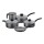 Batería de Cocina 5 Piezas Tramontina Turim Antiadherente Starflon Max Negro