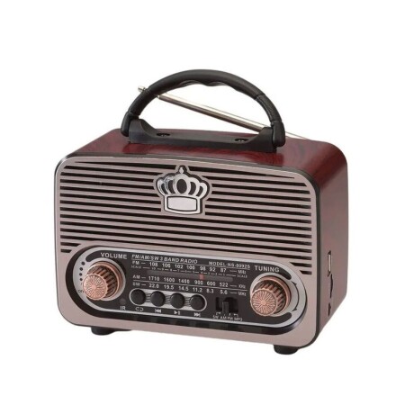 Radio Retro MK119BT Mediana Bluetooth Batería Recargable Ub 001