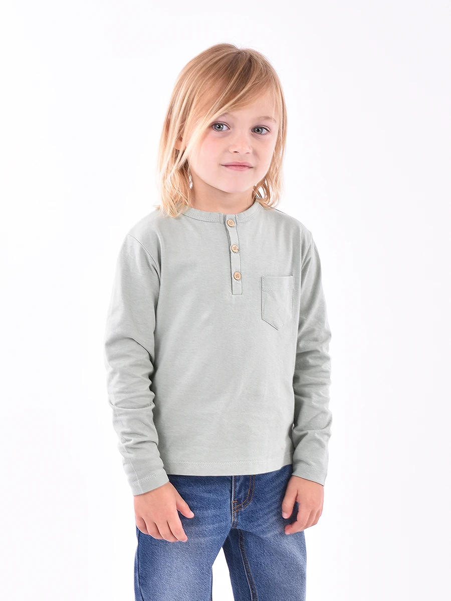 REMERA FELIPE - VERDE GRISACEO 