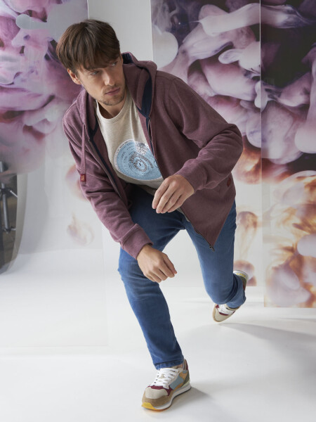 FLEECE HUNTER 4.0 BORDO MEL