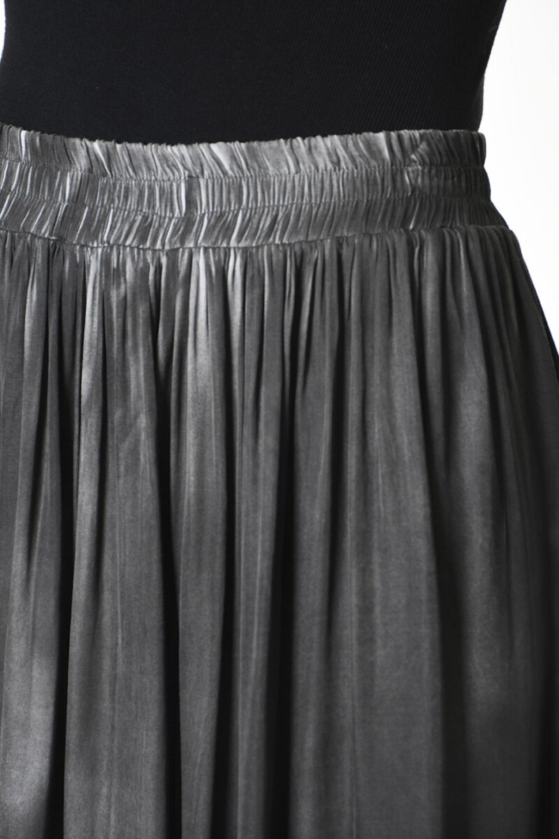 FALDA LARGA Gris