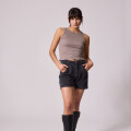 SHORT JEAN AIXA DIXIE Gris Oscuro
